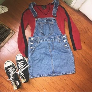 Denim Overall Skirt